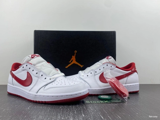 Cheap TBK Low Retro 705329-101 Red 1 Jordan Varsity White 0814